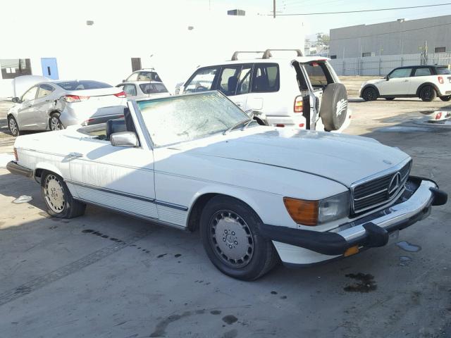 WDBBA45A2BB007570 - 1981 MERCEDES-BENZ 380 SL WHITE photo 1