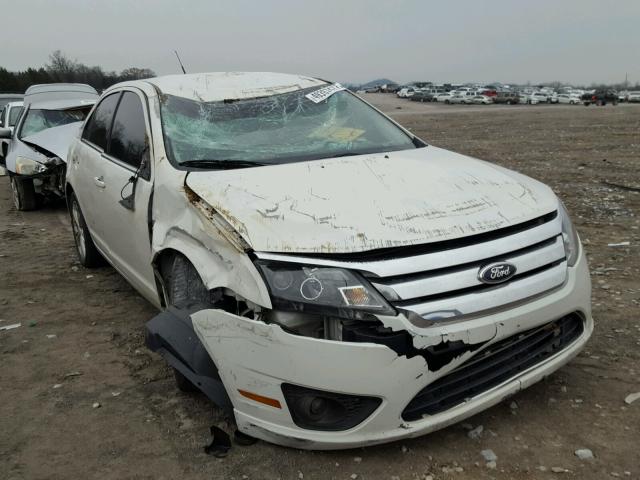 3FAHP0HA9CR345307 - 2012 FORD FUSION SE WHITE photo 1