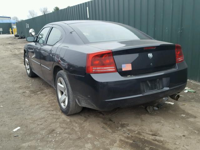 2B3LA43G57H757901 - 2007 DODGE CHARGER SE BLACK photo 3