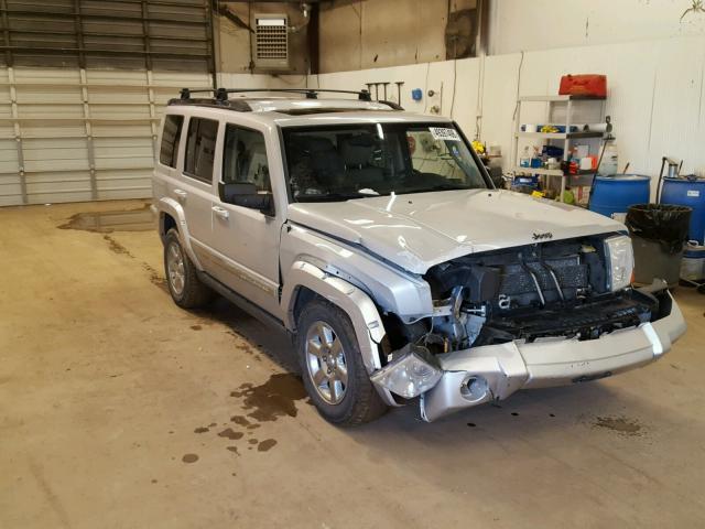 1J8HG58N76C246152 - 2006 JEEP COMMANDER SILVER photo 1