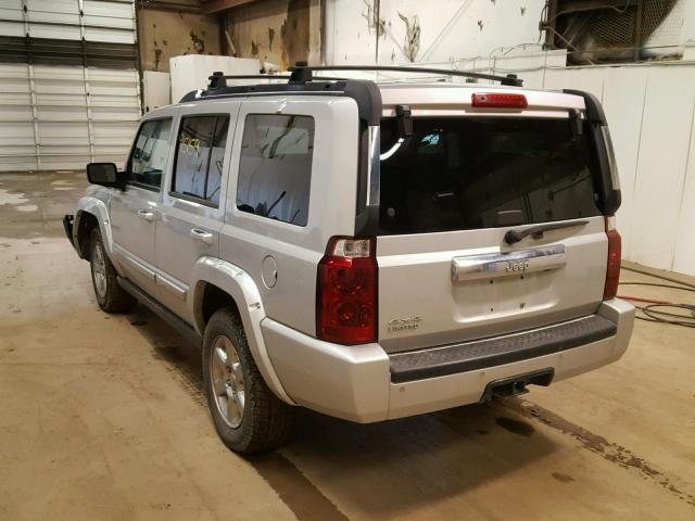 1J8HG58N76C246152 - 2006 JEEP COMMANDER SILVER photo 3