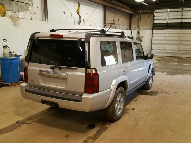 1J8HG58N76C246152 - 2006 JEEP COMMANDER SILVER photo 4