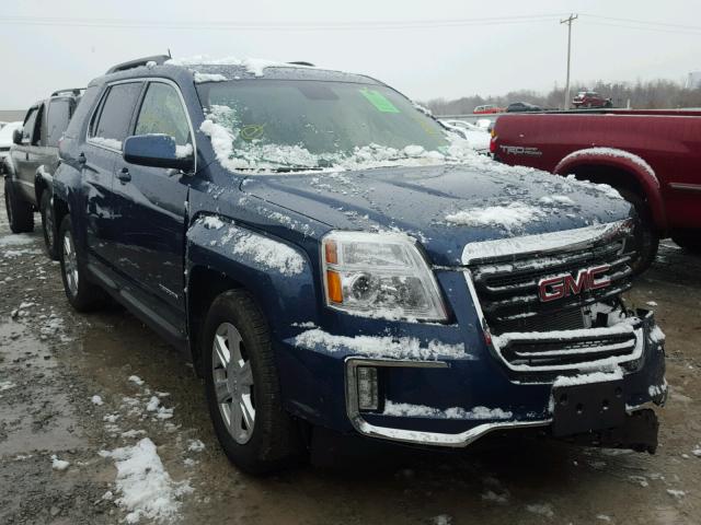 2GKALNEK7G6143424 - 2016 GMC TERRAIN SL BLUE photo 1