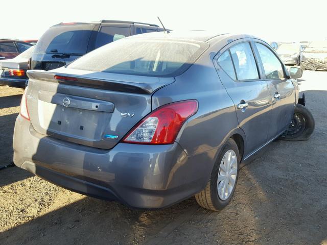 3N1CN7AP8GL820099 - 2016 NISSAN VERSA S GRAY photo 4