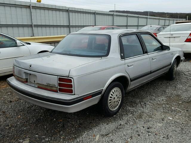 1G3AM54N6N6380574 - 1992 OLDSMOBILE CUTLASS CI SILVER photo 4