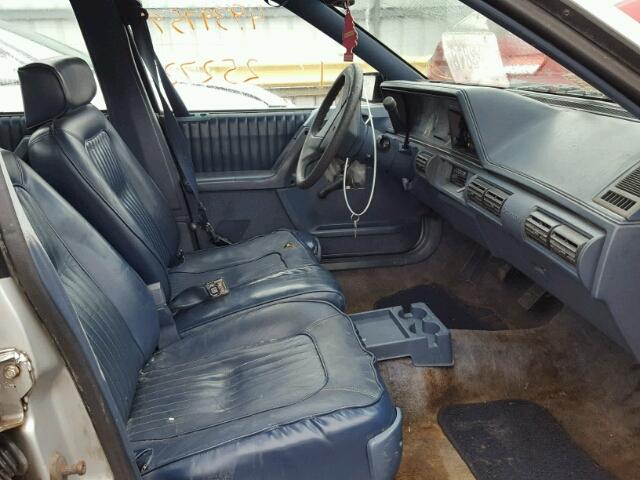 1G3AM54N6N6380574 - 1992 OLDSMOBILE CUTLASS CI SILVER photo 5