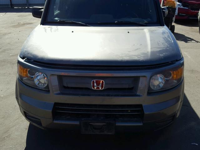 5J6YH18947L016953 - 2007 HONDA ELEMENT SC GRAY photo 9