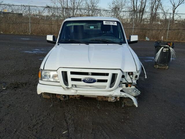 1FTKR4EEXAPA53887 - 2010 FORD RANGER SUP WHITE photo 9