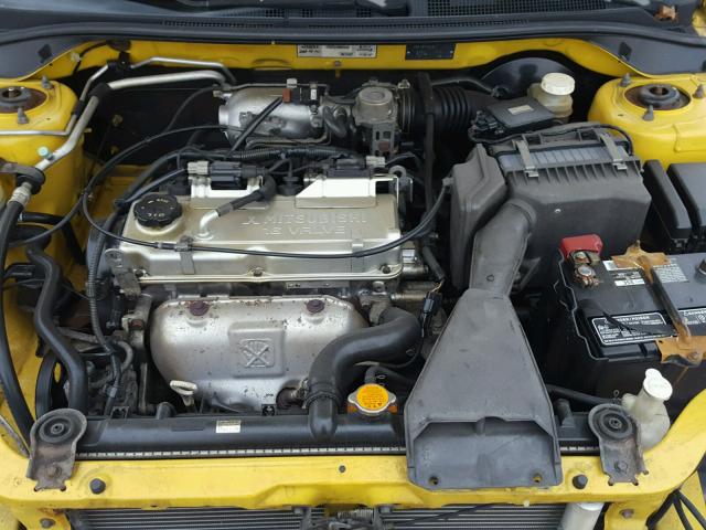 JA3AJ86E63U100408 - 2003 MITSUBISHI LANCER OZ YELLOW photo 7