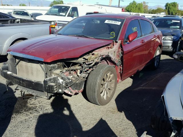 1C3CCBBG1CN227381 - 2012 CHRYSLER 200 TOURIN MAROON photo 2