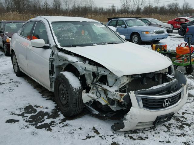 1HGCP26389A096135 - 2009 HONDA ACCORD LX WHITE photo 1