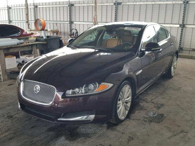 SAJWA0HB2CLS36909 - 2012 JAGUAR XF PORTFOL MAROON photo 2