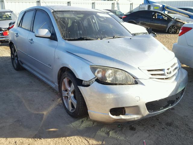 JM1BK343751234243 - 2005 MAZDA 3 HATCHBAC SILVER photo 1