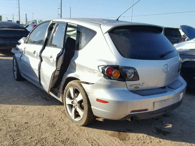 JM1BK343751234243 - 2005 MAZDA 3 HATCHBAC SILVER photo 3