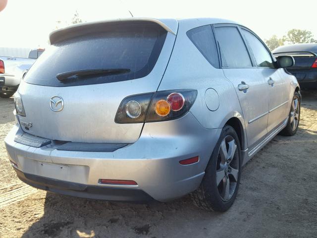 JM1BK343751234243 - 2005 MAZDA 3 HATCHBAC SILVER photo 4