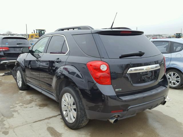 2CNFLDE53B6422055 - 2011 CHEVROLET EQUINOX LT BLACK photo 3