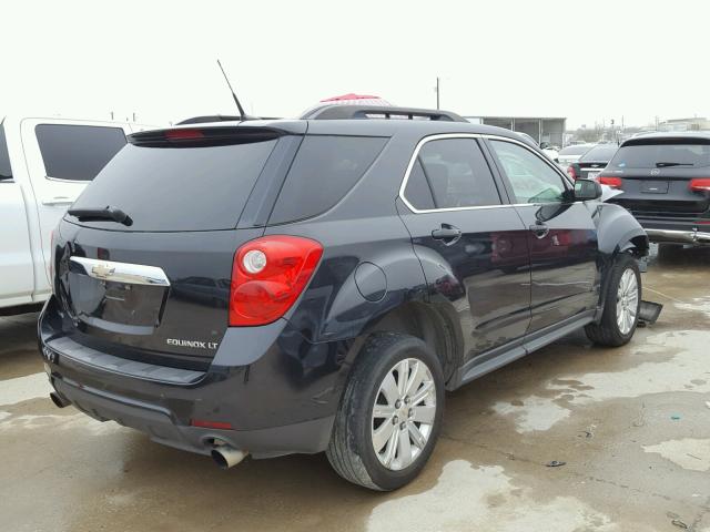 2CNFLDE53B6422055 - 2011 CHEVROLET EQUINOX LT BLACK photo 4