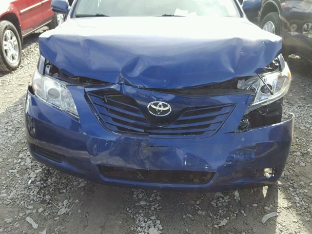 4T1BE46K99U375994 - 2009 TOYOTA CAMRY BASE BLUE photo 9