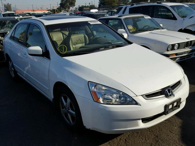 1HGCM56845A060359 - 2005 HONDA ACCORD EX WHITE photo 1