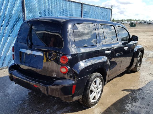 3GNDA13D96S531404 - 2006 CHEVROLET HHR LS Negro foto 4