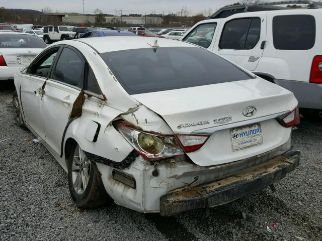 5NPEB4AC9BH251315 - 2011 HYUNDAI SONATA GLS WHITE photo 3