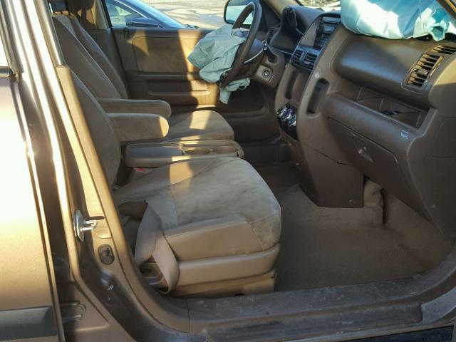 SHSRD78893U149603 - 2003 HONDA CR-V EX BROWN photo 5