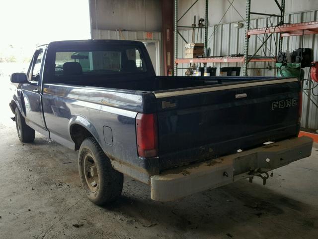 1FTDF15Y7RNB14632 - 1994 FORD F150 BLUE photo 3