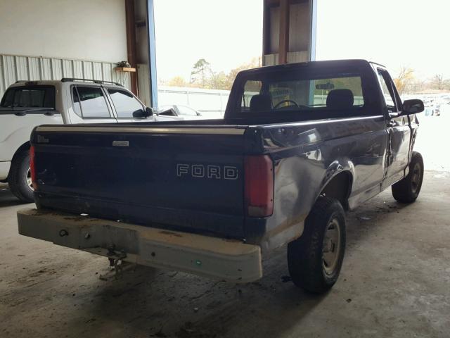 1FTDF15Y7RNB14632 - 1994 FORD F150 BLUE photo 4