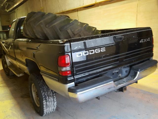 1B7KF26C4RS635633 - 1994 DODGE RAM 2500 BLACK photo 3