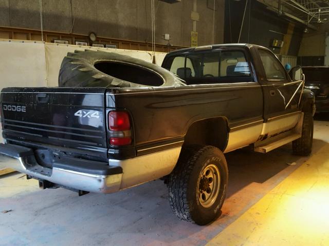 1B7KF26C4RS635633 - 1994 DODGE RAM 2500 BLACK photo 4