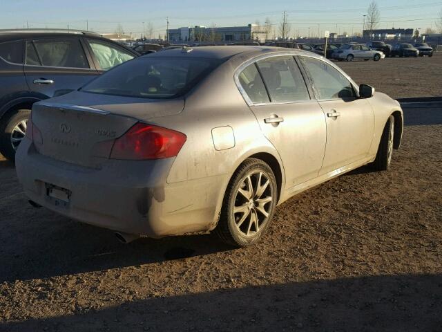 JNKCV61F99M362952 - 2009 INFINITI G37 SILVER photo 4