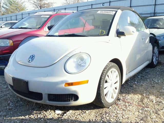 3VWPG31Y88M416691 - 2008 VOLKSWAGEN NEW BEETLE 奶油色 照片 2
