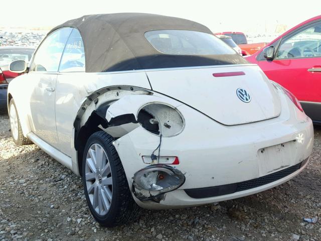 3VWPG31Y88M416691 - 2008 VOLKSWAGEN NEW BEETLE CREAM photo 3