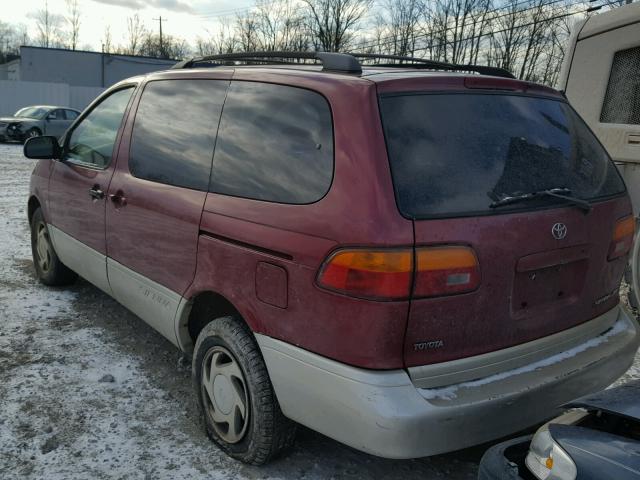 4T3ZF13C4YU293622 - 2000 TOYOTA SIENNA LE MAROON photo 3