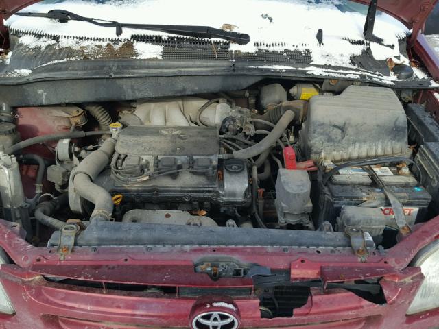 4T3ZF13C4YU293622 - 2000 TOYOTA SIENNA LE MAROON photo 7