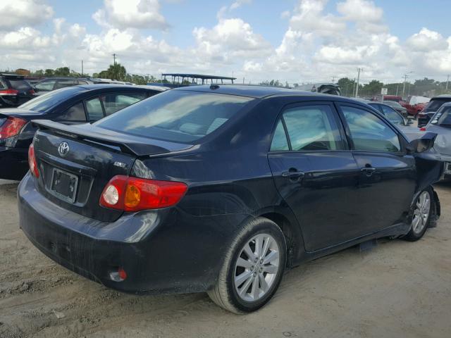 2T1BU40E29C116027 - 2009 TOYOTA COROLLA BA BLACK photo 4