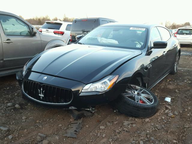 ZAM56RRA3G1187612 - 2016 MASERATI QUATTROPOR BLACK photo 2