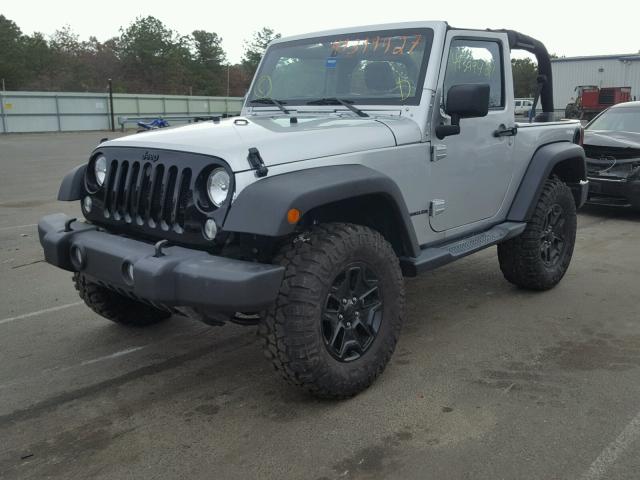 1C4AJWAG7FL660446 - 2015 JEEP WRANGLER S 银色 照片 2