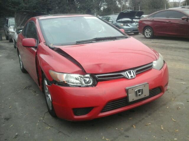 2HGFG12897H552473 - 2007 HONDA CIVIC EX RED photo 1