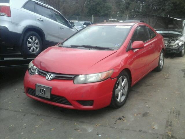 2HGFG12897H552473 - 2007 HONDA CIVIC EX 红色 照片 2