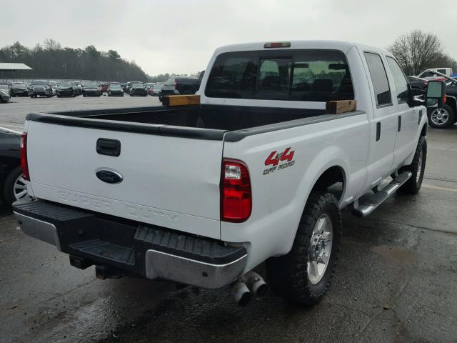 1FTSW21R69EA44648 - 2009 FORD F250 SUPER WHITE photo 4