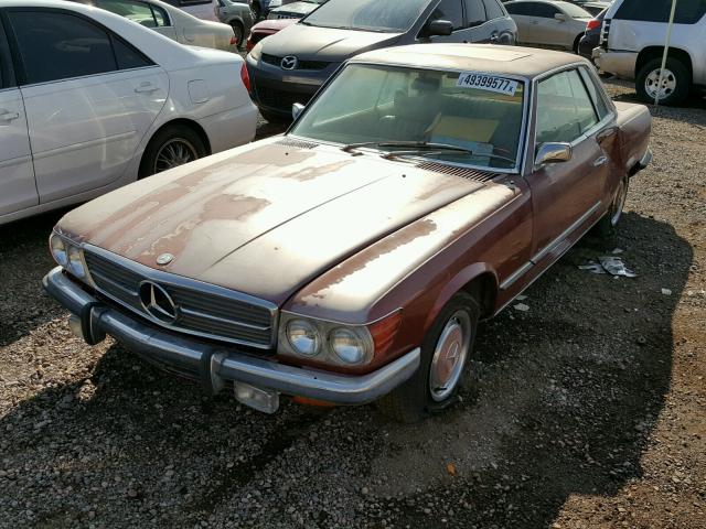 10702412000368 - 1973 MERCEDES-BENZ 450 SLC MAROON photo 2