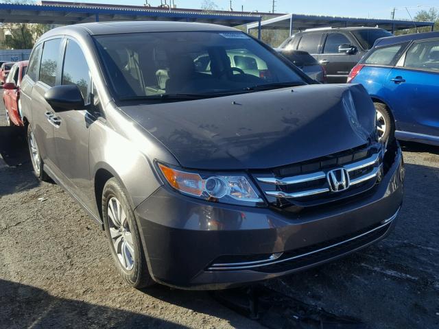 5FNRL5H62GB088243 - 2016 HONDA ODYSSEY EX GRAY photo 1