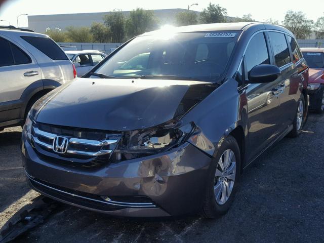 5FNRL5H62GB088243 - 2016 HONDA ODYSSEY EX GRAY photo 2