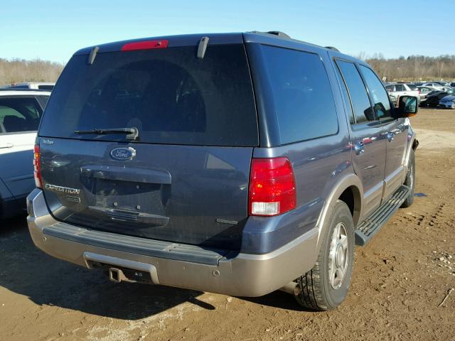 1FMFU18LX3LA40717 - 2003 FORD EXPEDITION BLUE photo 4