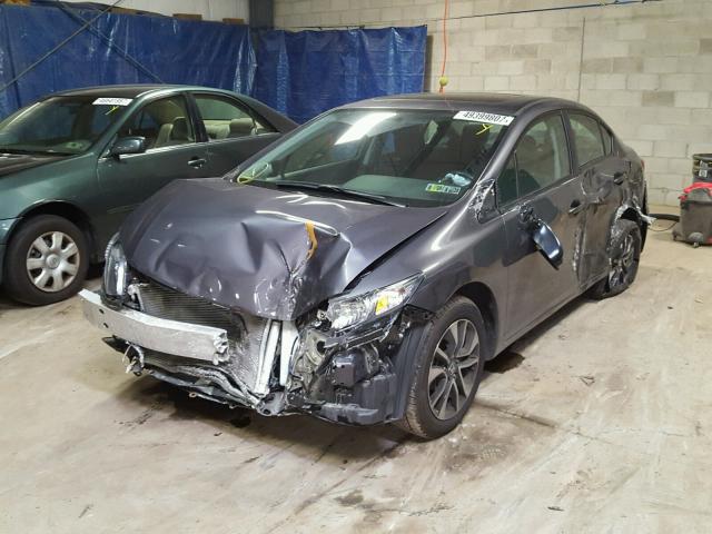 19XFB2F8XFE264890 - 2015 HONDA CIVIC EX GRAY photo 2