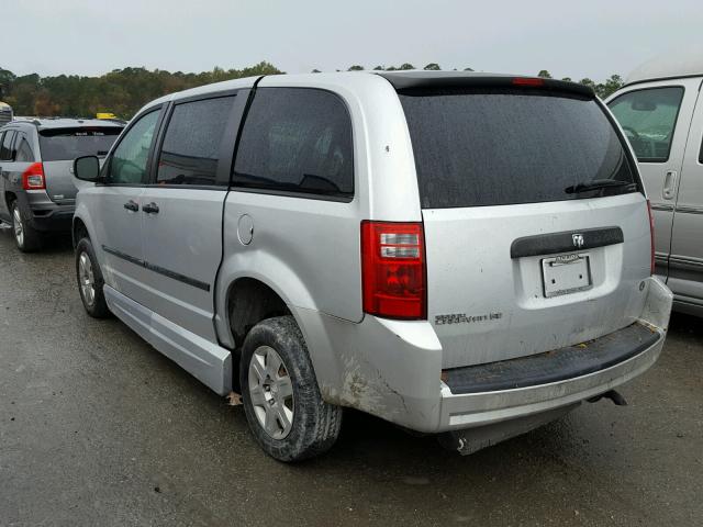 1D8HN44H28B150365 - 2008 DODGE GRAND CARA SILVER photo 3