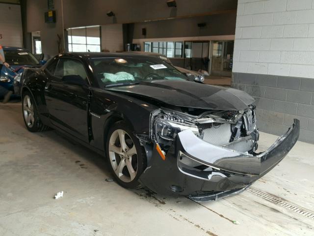 2G1FF1E33F9308143 - 2015 CHEVROLET CAMARO LT BLACK photo 1