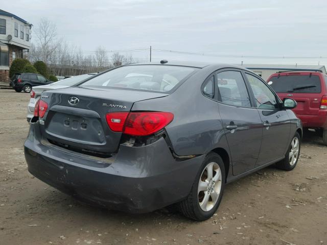 KMHDU46D47U176555 - 2007 HYUNDAI ELANTRA GL GRAY photo 4