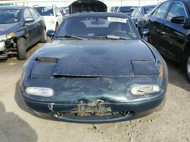 JM1NA3530V0733888 - 1997 MAZDA MX-5 MIATA GREEN photo 9